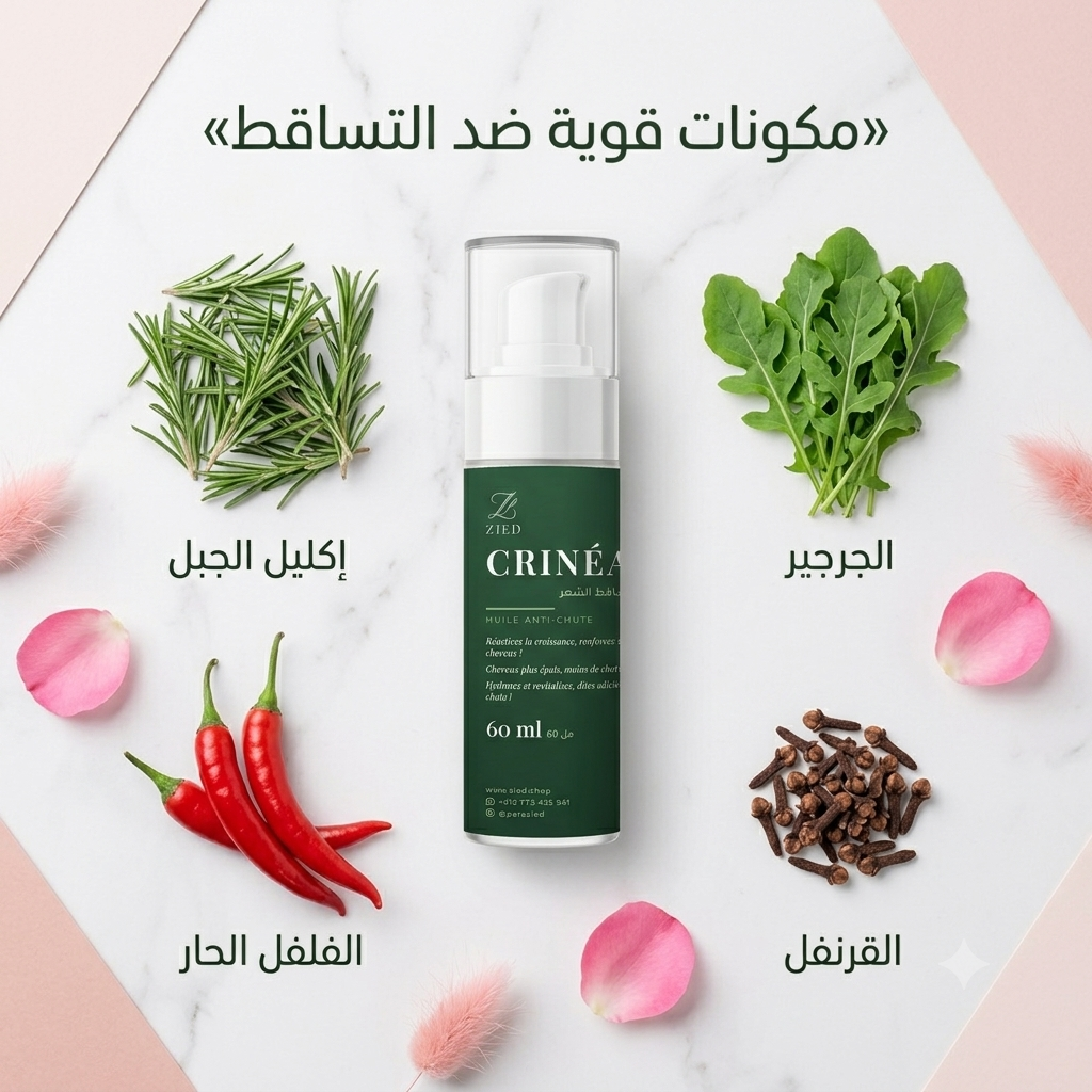 زيت تساقط الشعر — Crinéa