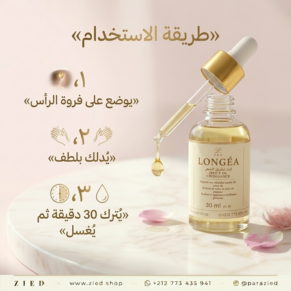 زيت تطويل الشعر — Longéa