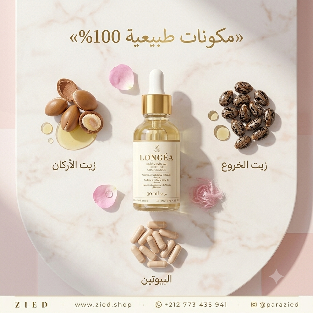 زيت تطويل الشعر — Longéa