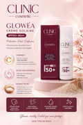 GLOWÉA Fluide Solaire SPF 50+ — Anti-Rides / Anti-Taches