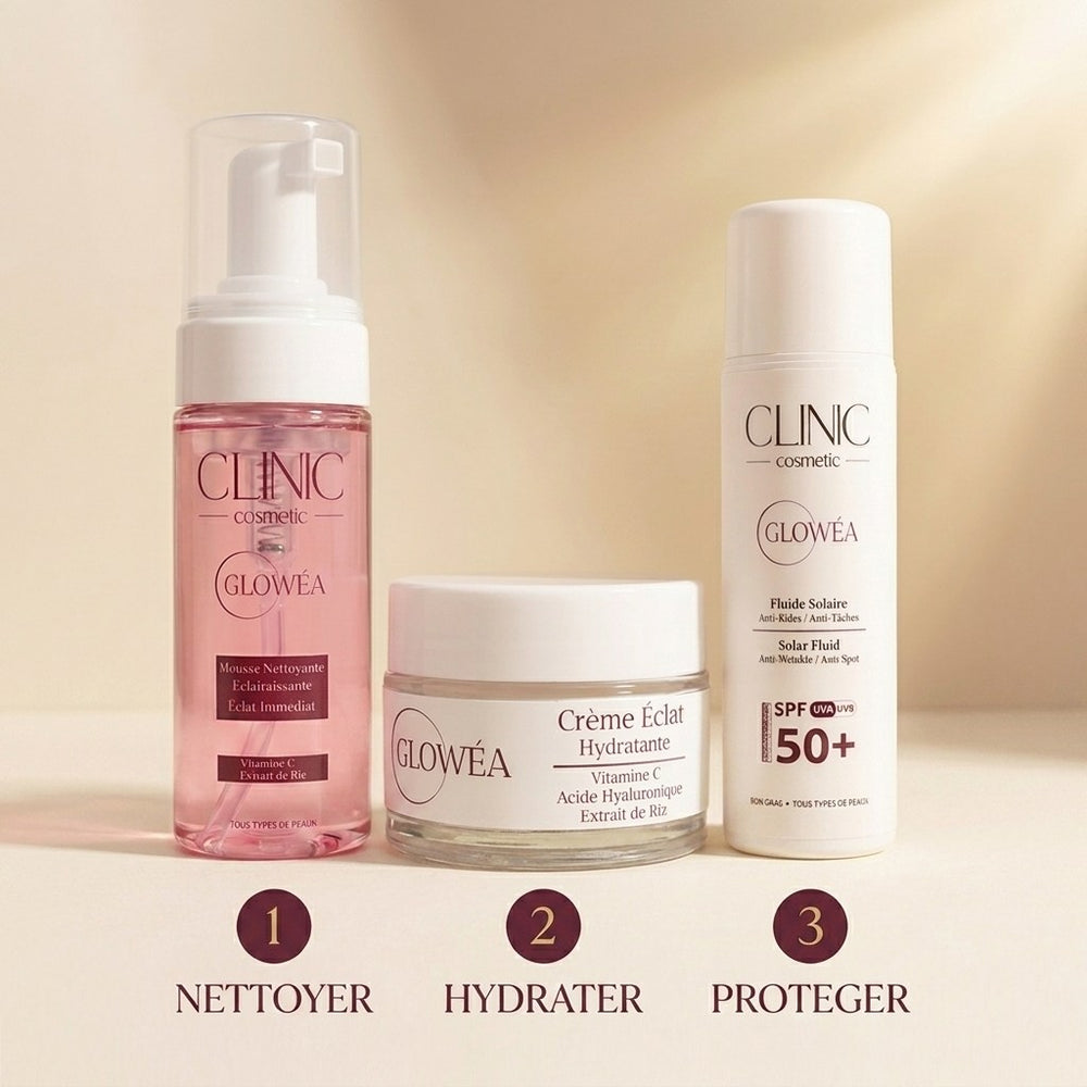 GLOWÉA Pack Routine Complète — Les 3 Soins